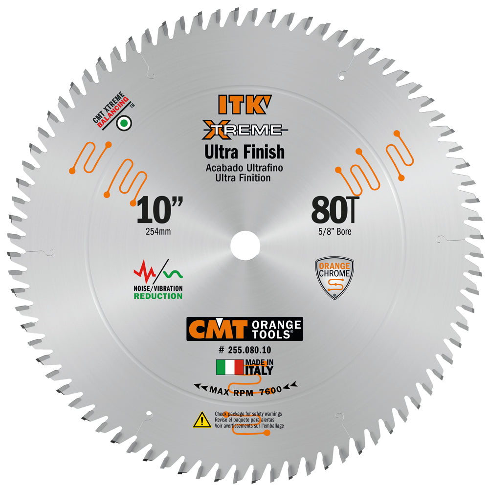 CMT 10in x 80T ITK Fine Finish Saw Blade