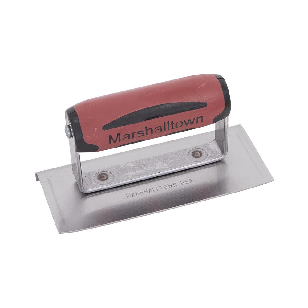 Marshalltown 6in x 3in Curved End Edger with DuraSoft Handle