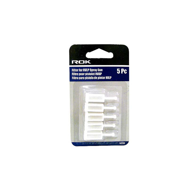 ROK Paint Filters for Gravity Feed HVLP Spray Gun - 5pk