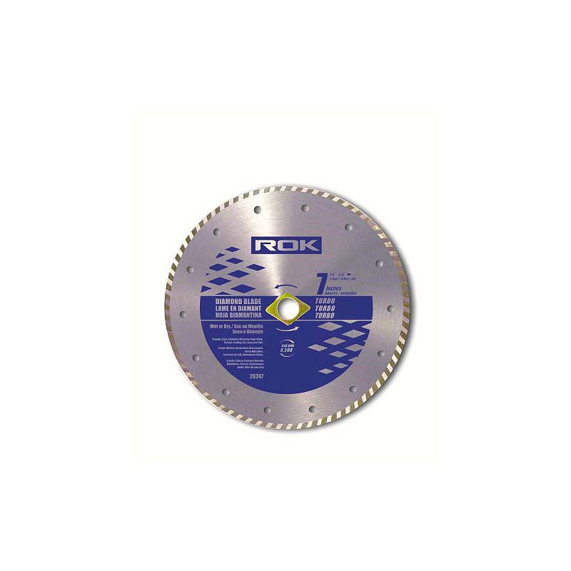 ROK 7in Pro Turbo Diamond Blade - Pro Series