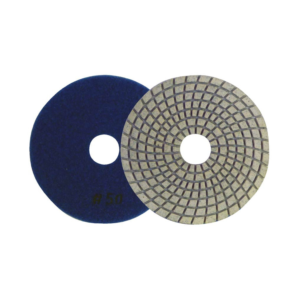 ROK 26911 4 inch Diamond Polishing Pad - 50 Grit