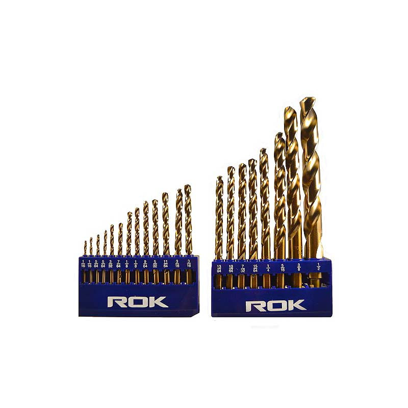ROK 21pc Cobalt Drill Bit Set