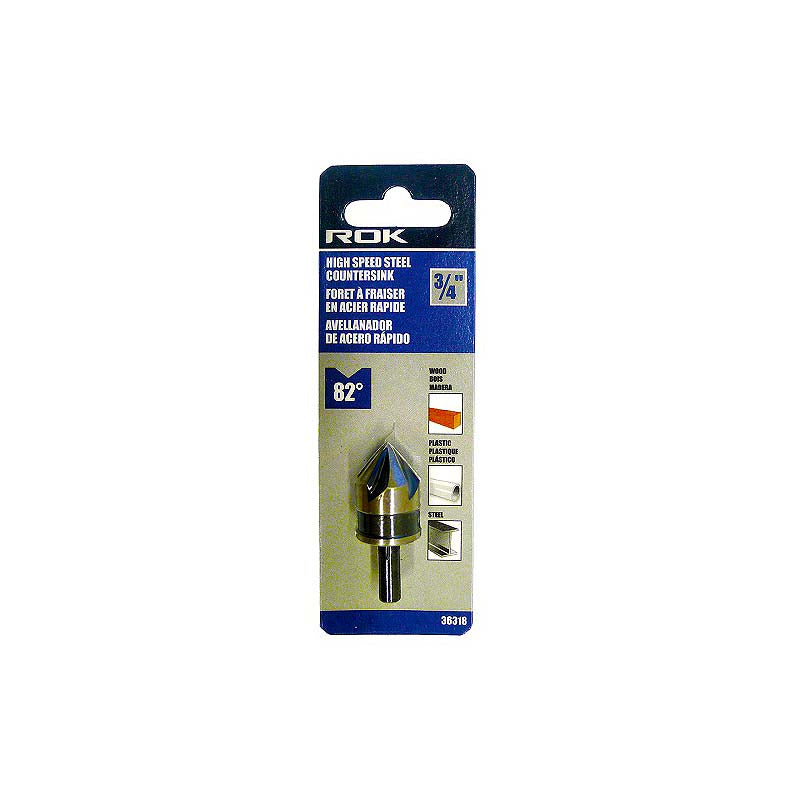 ROK 3/4in HSS 82° Countersink Bit