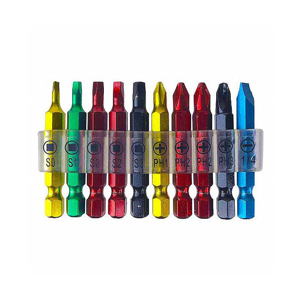 PowerSonic 10pc 2in Screwdriver Bit Set