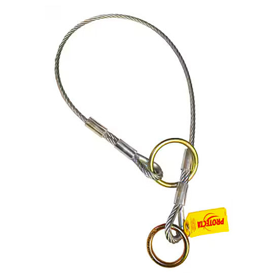 3M 6' Silver Cable Dual-Ring Tie-Off Adaptor