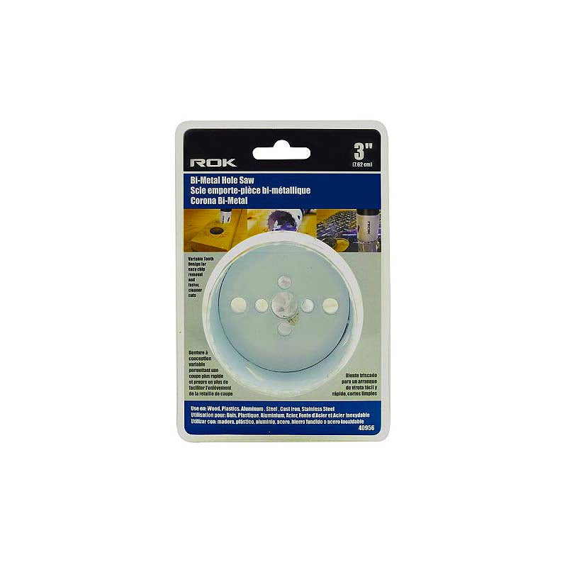 ROK 3in Bi-Metal Hole Saw