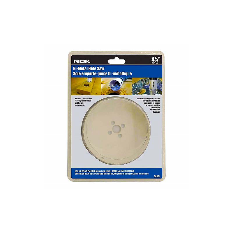 ROK 4-1/4in Bi-Metal Hole Saw