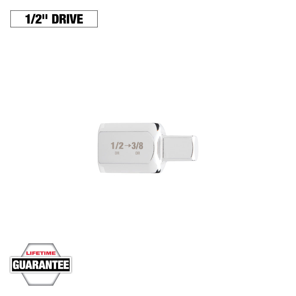 Milwaukee 1/2in Drive 1/2in Female x 3/8in Male Adapter