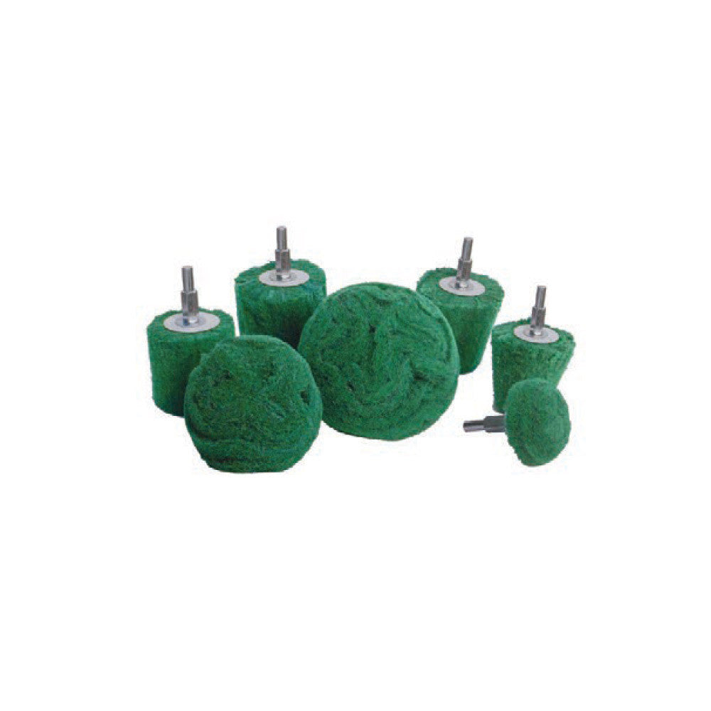 ROK 14pc Abrasive Fine Grit Buff Set - Green