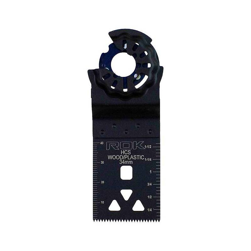 ROK 1-3/8in Standard Flush Cut Star Mount Oscillating Multi Tool Blade
