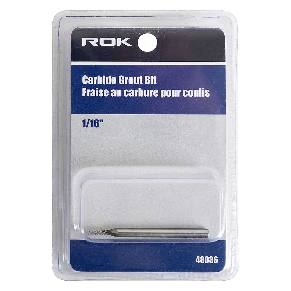 ROK 1/16in Grout Carbide Cutter Rotary Bit