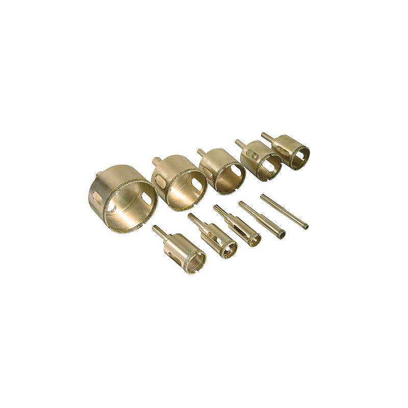 ROK 10pc Diamond Hole Saw Set