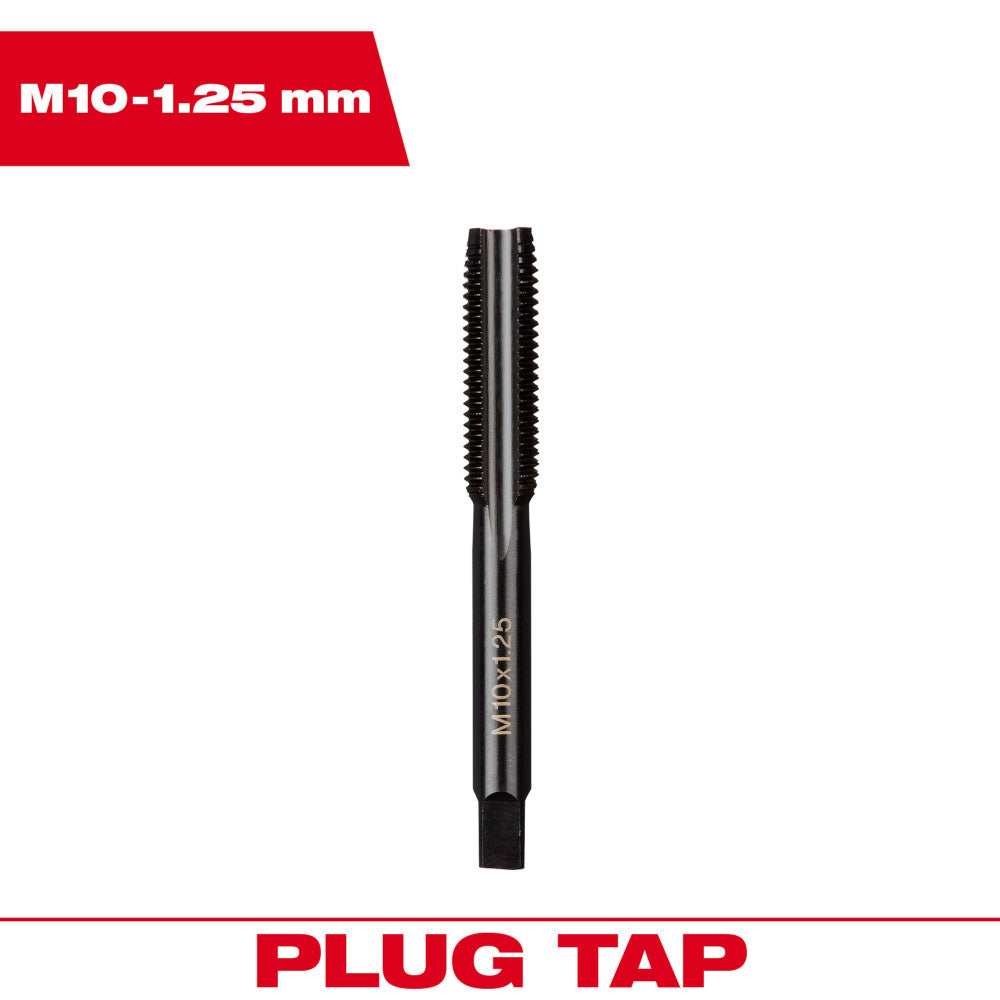 Milwaukee M10-1.25mm Straight Flute Plug Tap