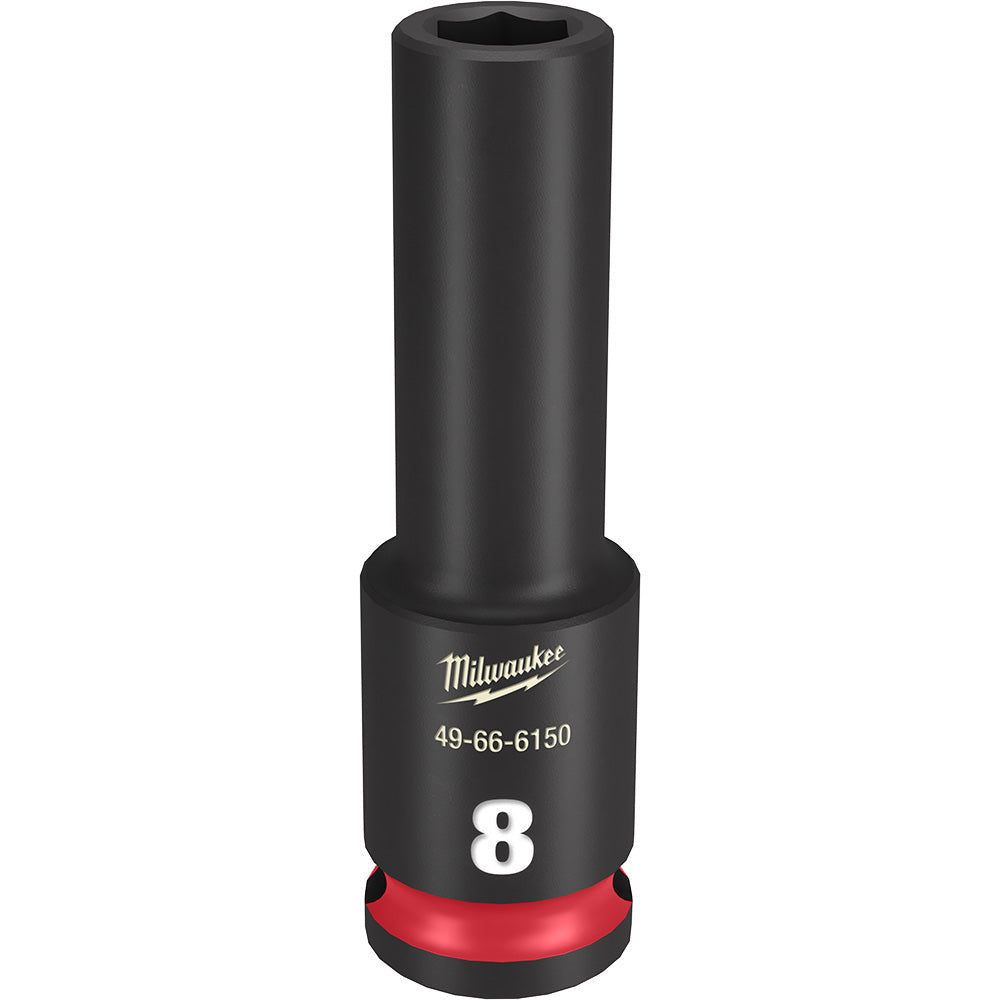 Milwaukee SHOCKWAVE Impact Duty Deep 8mm Socket with 3/8in Drive