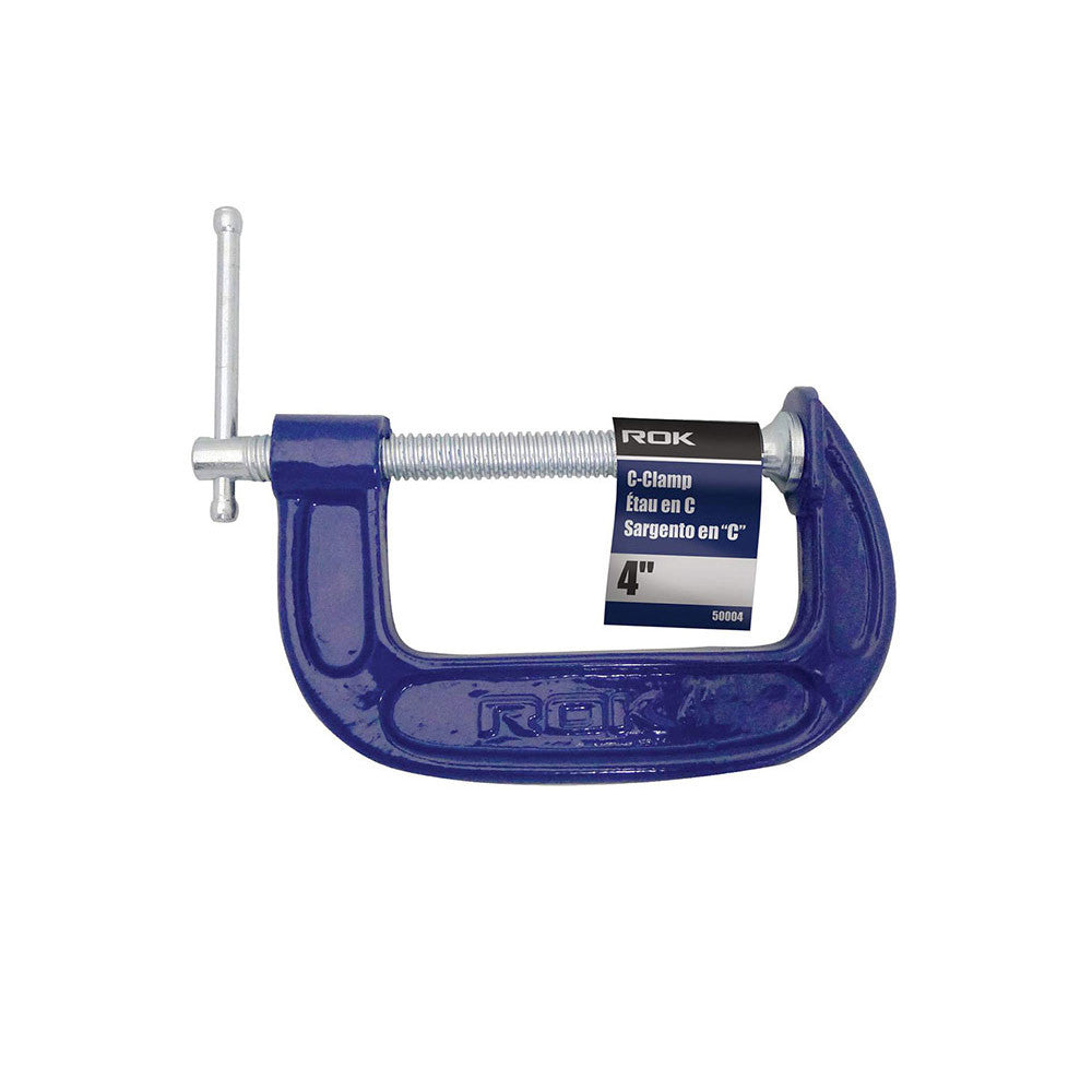 ROK 50004 4 inch x 2-1/2 inch C-Clamp