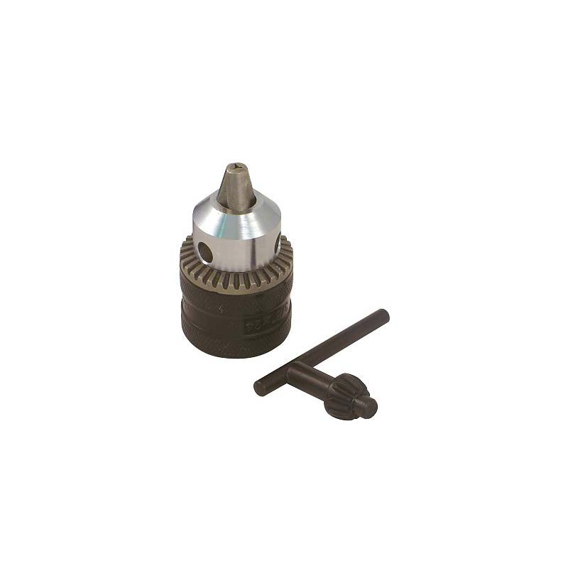 ROK 1/2in Jacobs Keyed Drill Chuck with 1/2in Mount with Key
