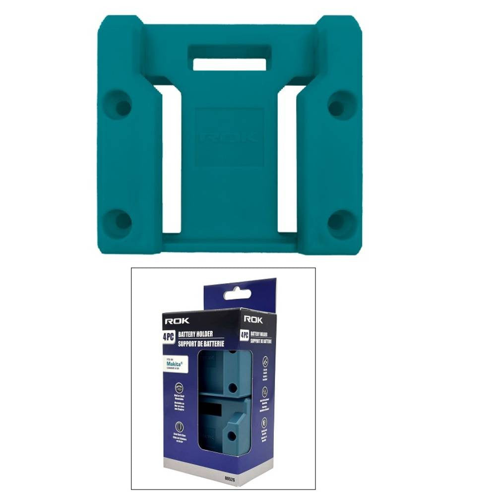 ROK Mountable Makita 18V Battery Holders - 4pk