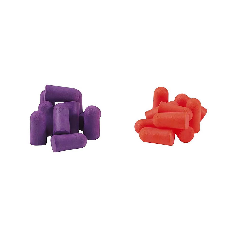 3M Purple & Orange Disposable Earplugs - 80 Pairs