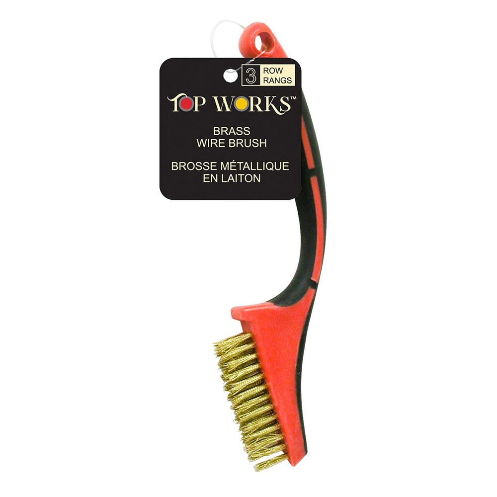 Top Works 6-1/2in Mini Brass Wire Brush