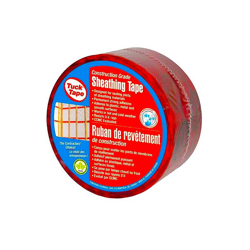 Tuck Contractors' Sheathing Tape - Red