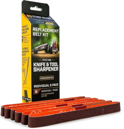 Work Sharp Replacement Belts P220 Medium Grit - 6pk