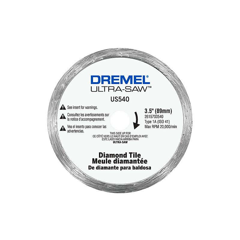 Dremel UTRA-SAW 3.5in Diamond Grit Tile & Masonry Cutting Wheel