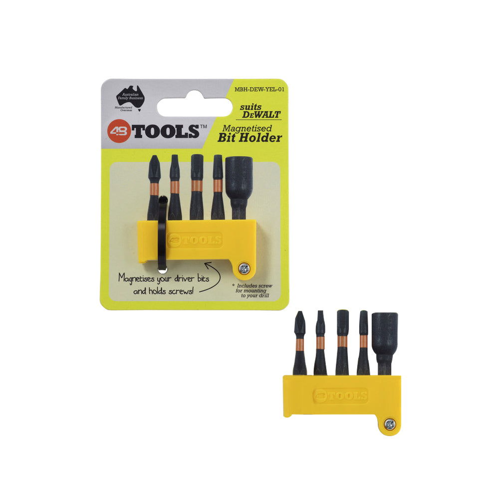 Dewalt Magnetic Bit Holder - Yellow