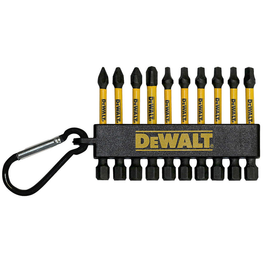 DeWalt DWA2MXB2IRCARC 10pc FlexTorq IMPACT READY 2 Inch Impact Driver Bit Set