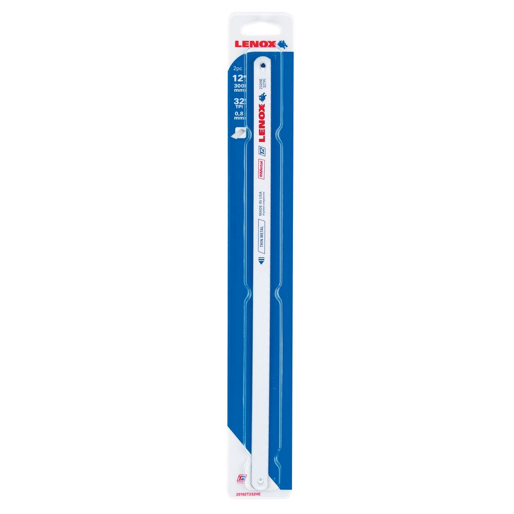 Lenox 12in 32 TPI Hacksaw Blades - 2pk