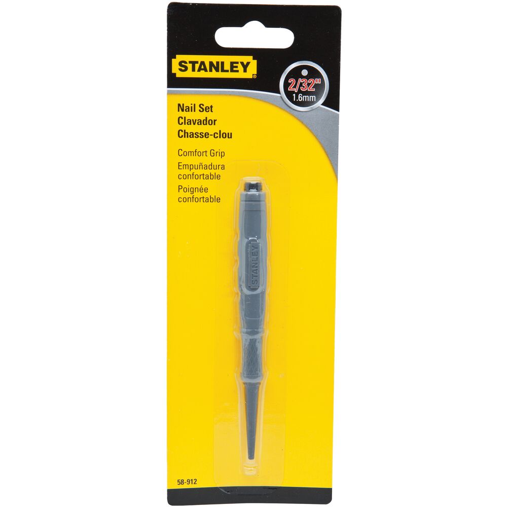 Stanley 2/32in Tip Cushion Grip Nail Set