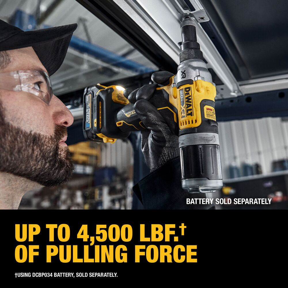 DeWalt DCF414B 20V MAX XR Cordless Brushless 1/4 inch Rivet Tool (Tool Only)