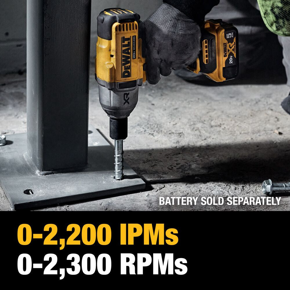 DeWalt DCF900B 20V MAX XR Cordless High Torque 1/2 Inch Impact Wrench with Hog Ring (Tool Only)