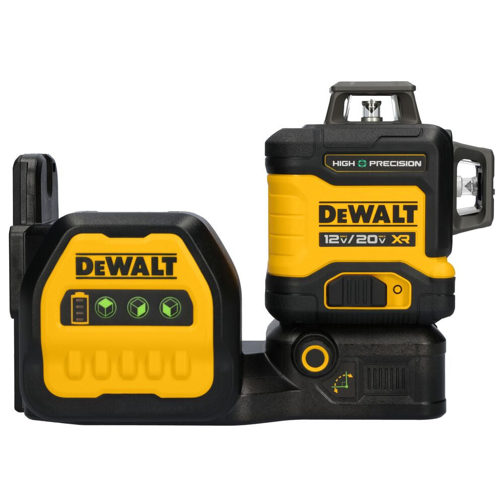 DeWalt DCLE34033D1 20V MAX 3 x 360 Degree High Precision Green Line Laser Kit
