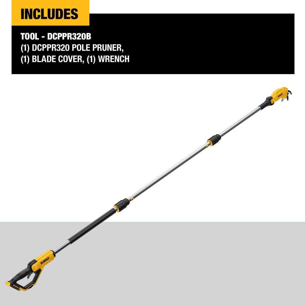 DeWalt DCPPR320B 20V MAX 1-1/2 inch 9 ft Cordless Pole Pruner (Tool Only)