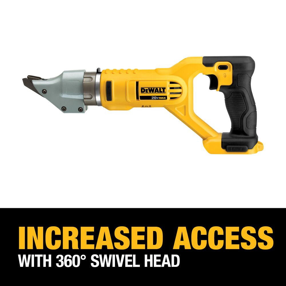 DeWalt DCS494B 20V MAX Cordless 14-Gauge Swivel-Head Double Cut Shears (Tool Only)