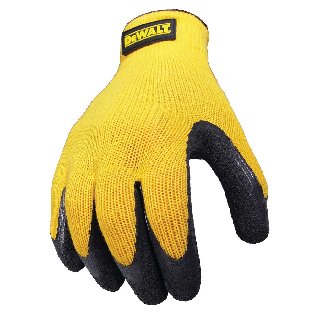 DeWalt Textured Rubber Coated Gripper Gloves - Medium
