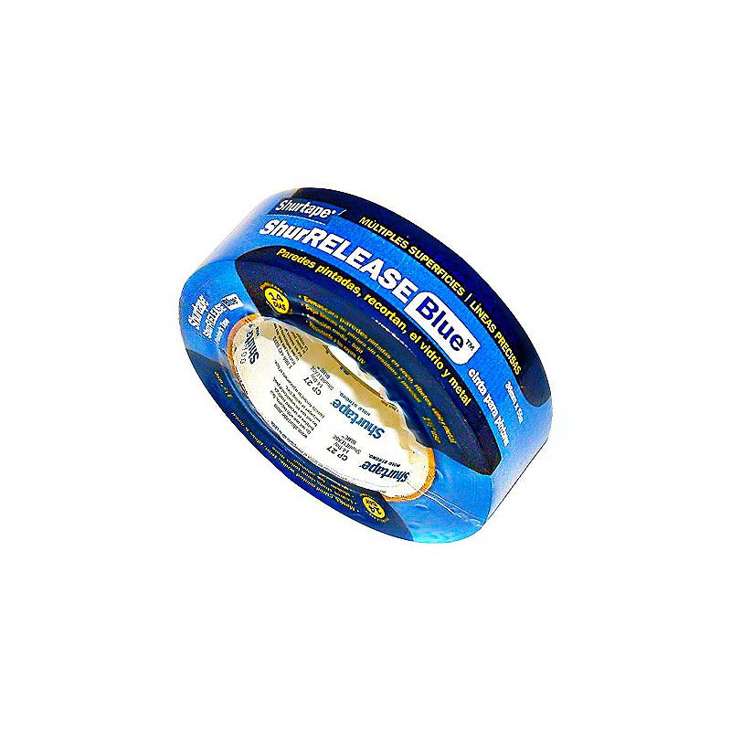 Shurtape CP 27 ShurRELEASE 1.4in x 60yd Multi-Surface Painters' Tape - Blue