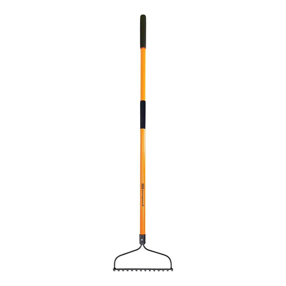 Holland Greenhouse Plus 14-Tine Bow Rake with Long Fibreglass Handle