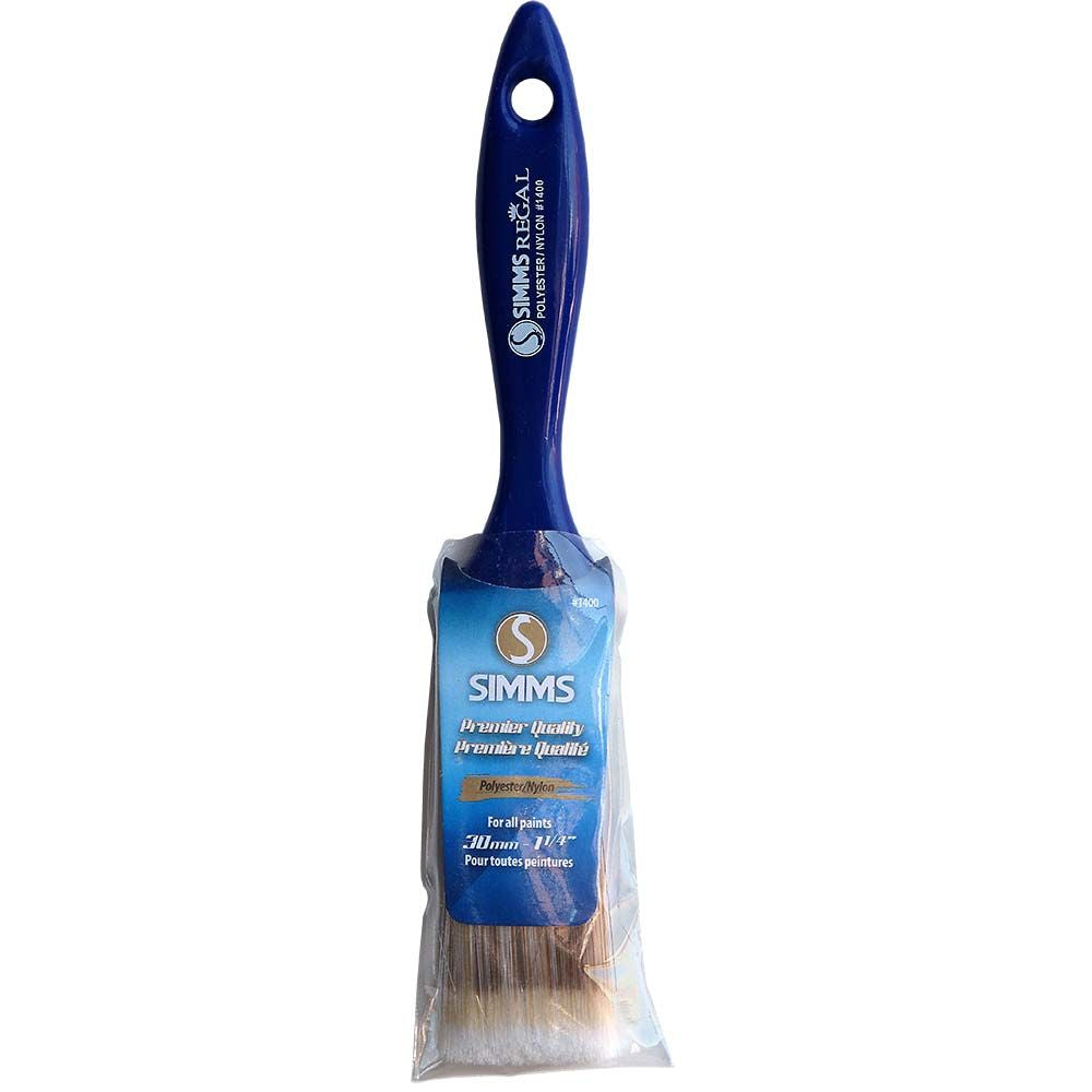 SIMMS 1-1/4in Regal Poly/Nylon Bristle Paint Brush
