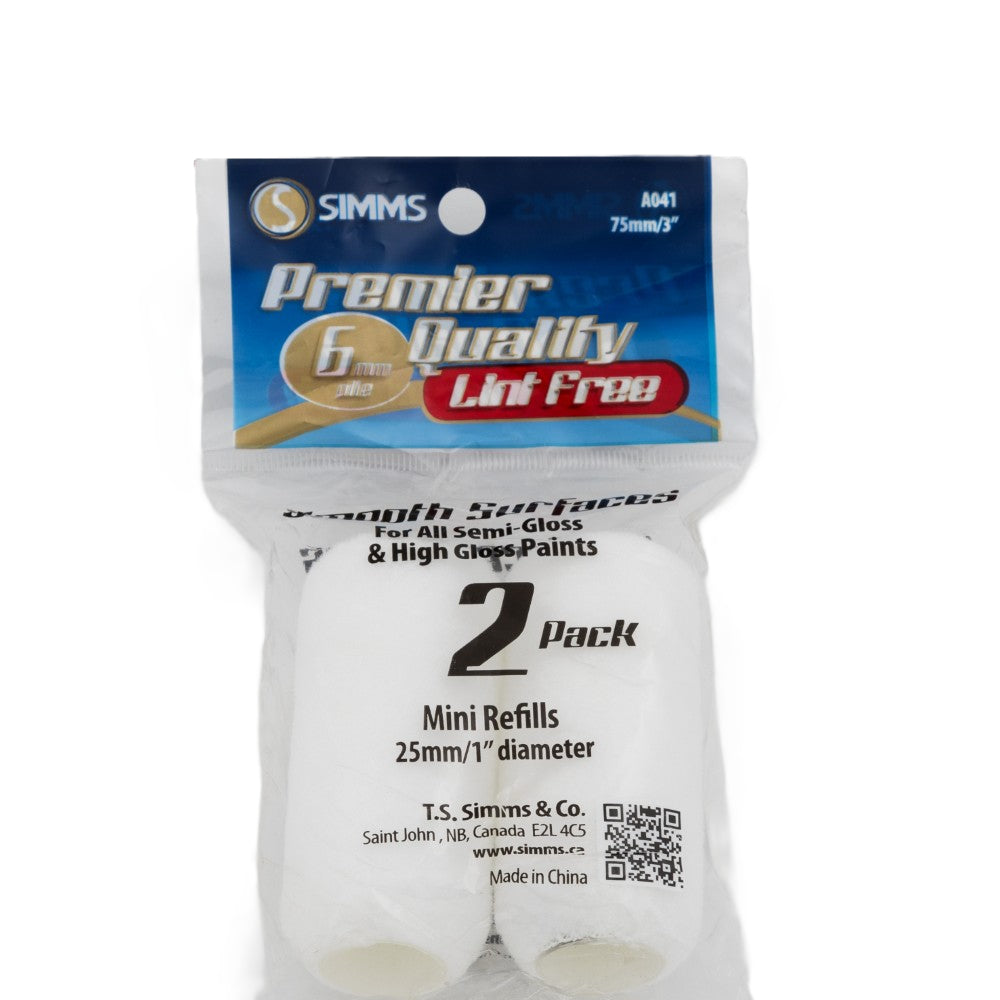 SIMMS Roller Refill 3in Trim - 2pk