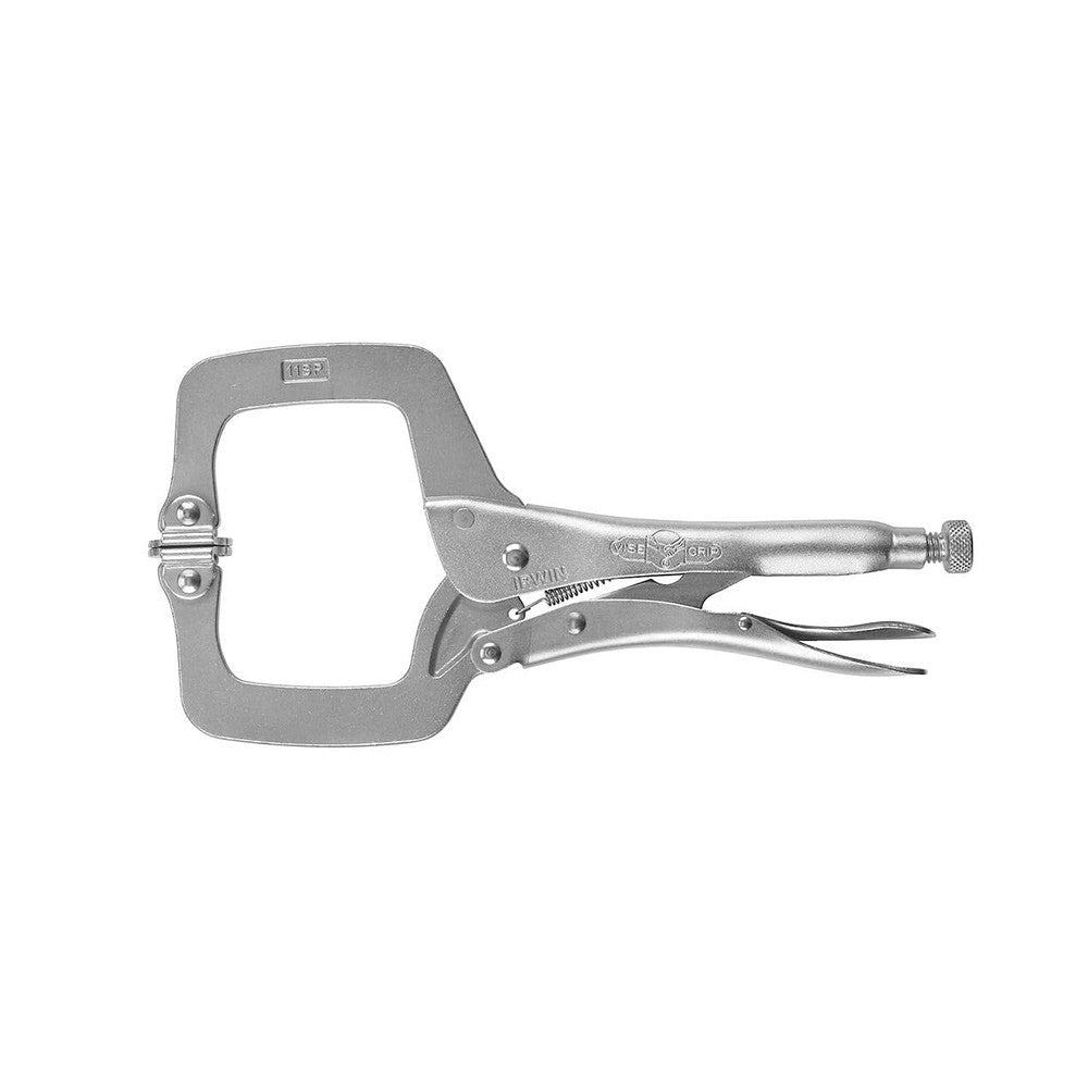 Irwin 11SP Vise-Grip 11 Inch Original Locking C-Clamp with Swivel Pads