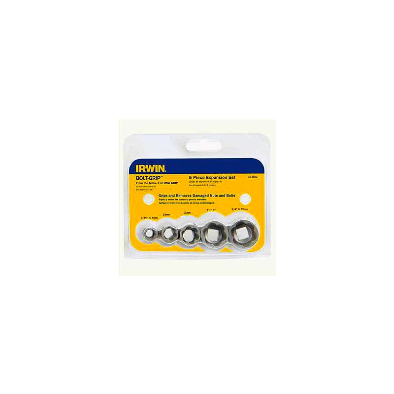 Irwin 5pc BOLT-GRIP Bolt Extractor Expansion Set