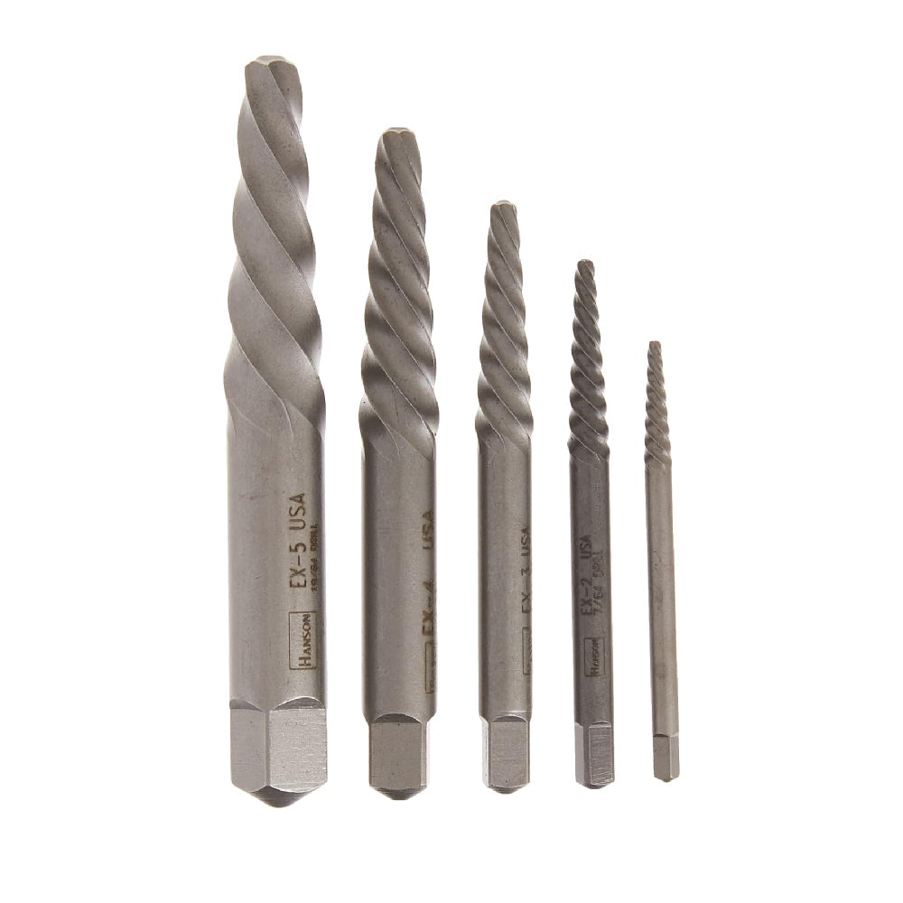 Irwin 5pc Spiral Screw Extractor Set