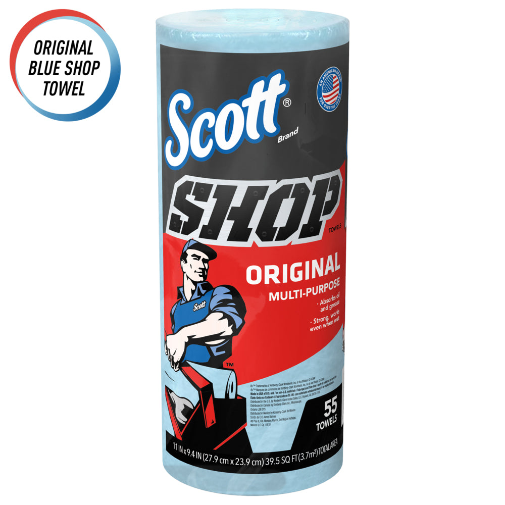 Scott Original Multi-Purpose Shop Towels - Blue
