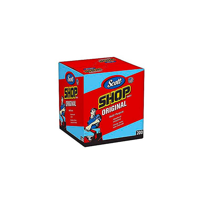 Scott Multi-Purpose Shop Towels Pop-Up Box - Blue