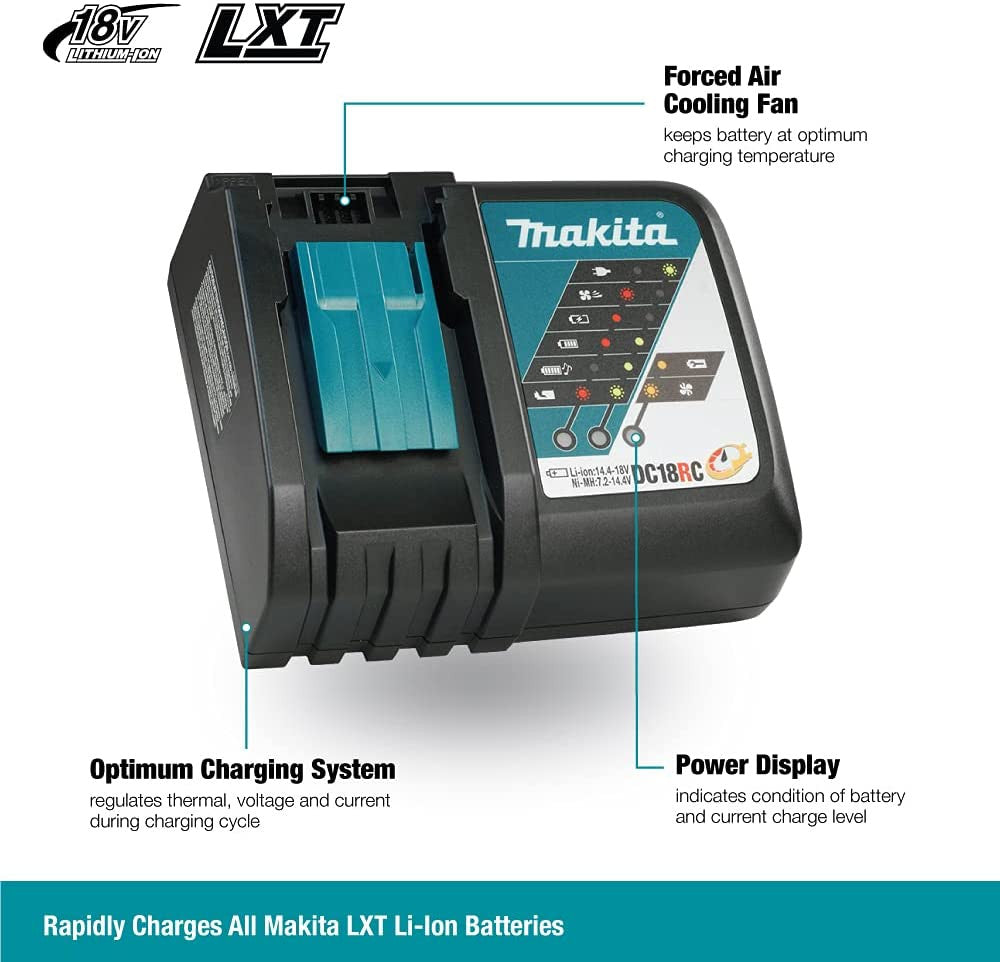 Makita Y-00309 18V 5.0 Ah Battery and Rapid Charger Starter Kit
