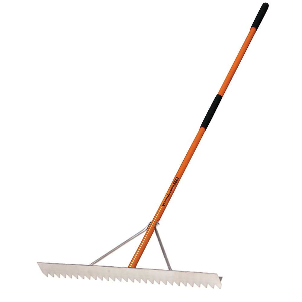 Holland Greenhouse Plus 36in Asphalt Rake