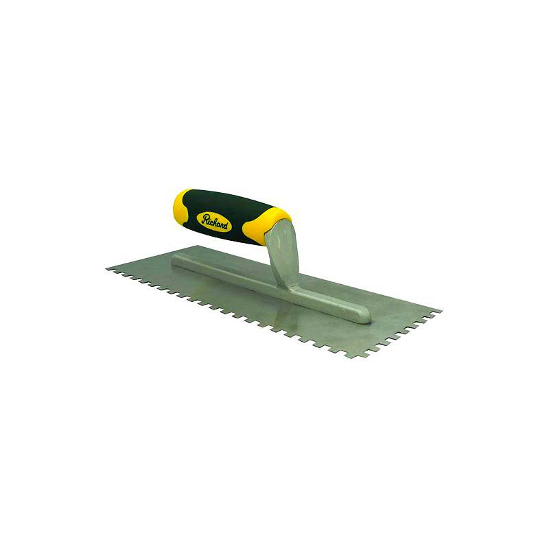 Richard 1/4in Square Notch Adhesive Trowel with Ergo Grip