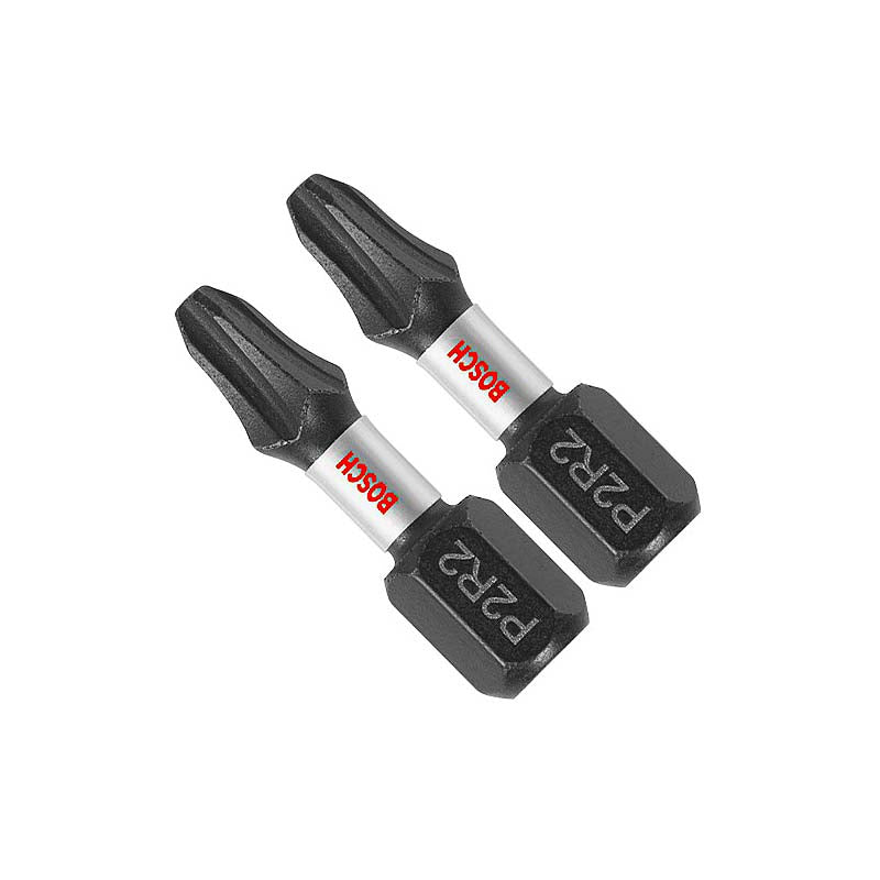 Bosch Impact Tough 1in Phillips #2 Power Bits - 2pk