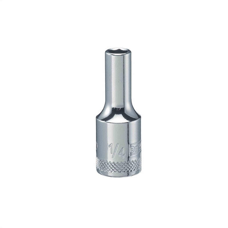 DeWalt 1/4in 3/8in Drive 6pt SAE Deep Socket